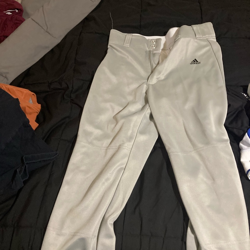 Adidas youth L baseball pants